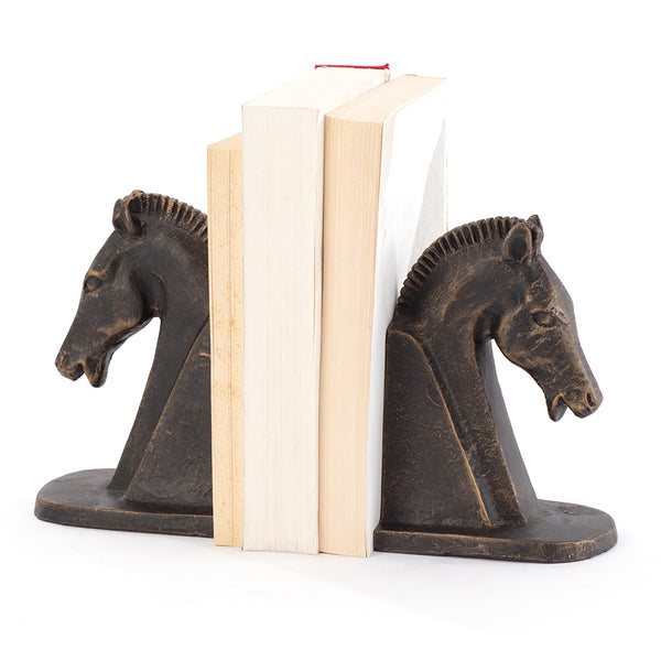 Trojan Horse Head Bookends