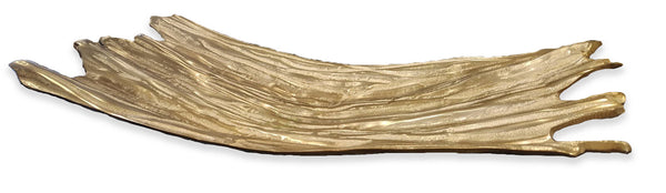 Gold Rippled Charger