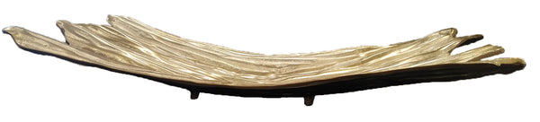 Gold Rippled Charger