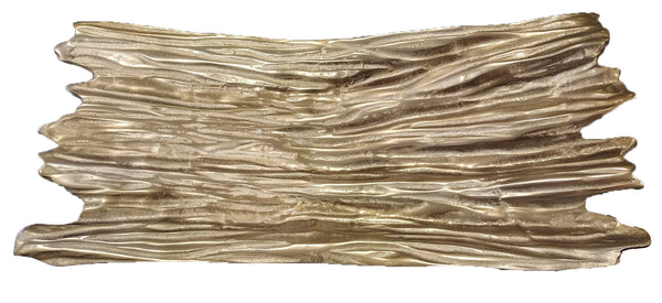 Gold Rippled Charger