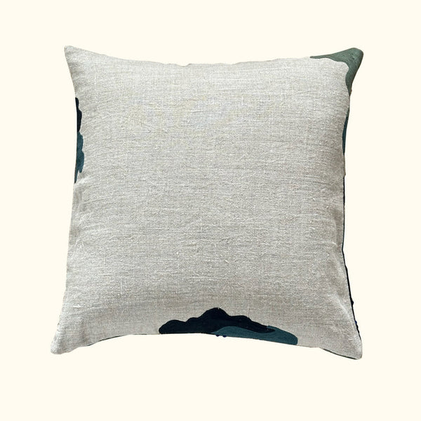 Bleu Botany Pillow - 22" x 22" - Wilson Lee