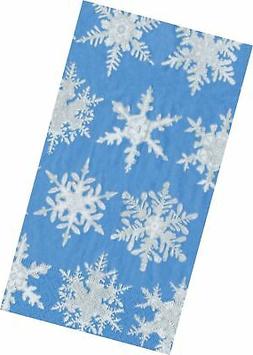 Guest Towel Falling Snow Blue