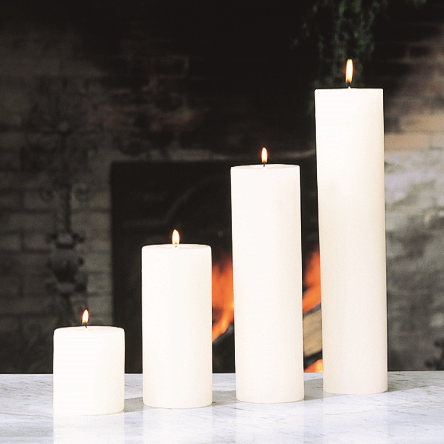 Unscented - Pillar candle 4" - Wilson Lee