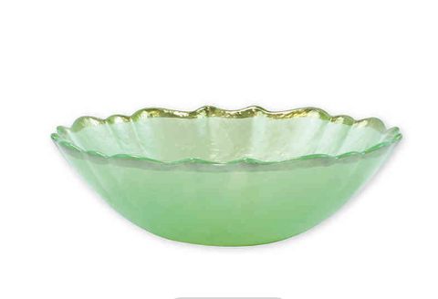 Baroque Glass Pistachio Small Bowl - Wilson Lee