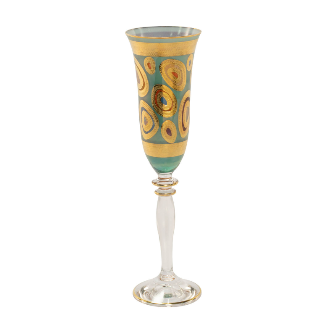 Regalia Aqua Champagne Glass - Wilson Lee
