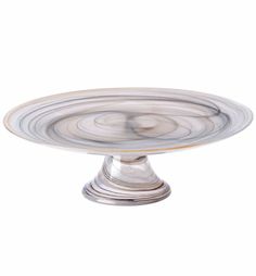 Taupe Foote Alabaster Cake Stand - Wilson Lee