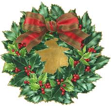 Christmas Wreath Die-Cut Placemat (Set of 4) - Wilson Lee