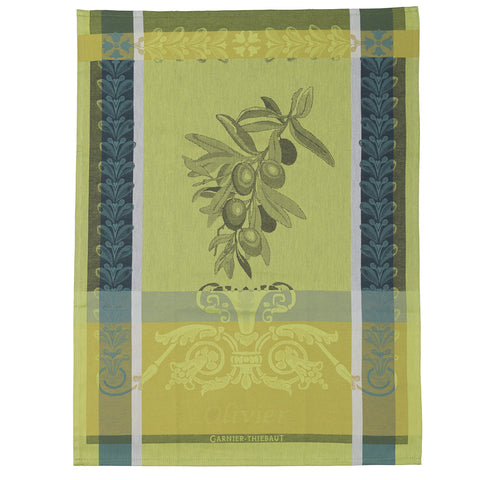 Olive Branch Tea Towel in Olive - Wilson Lee