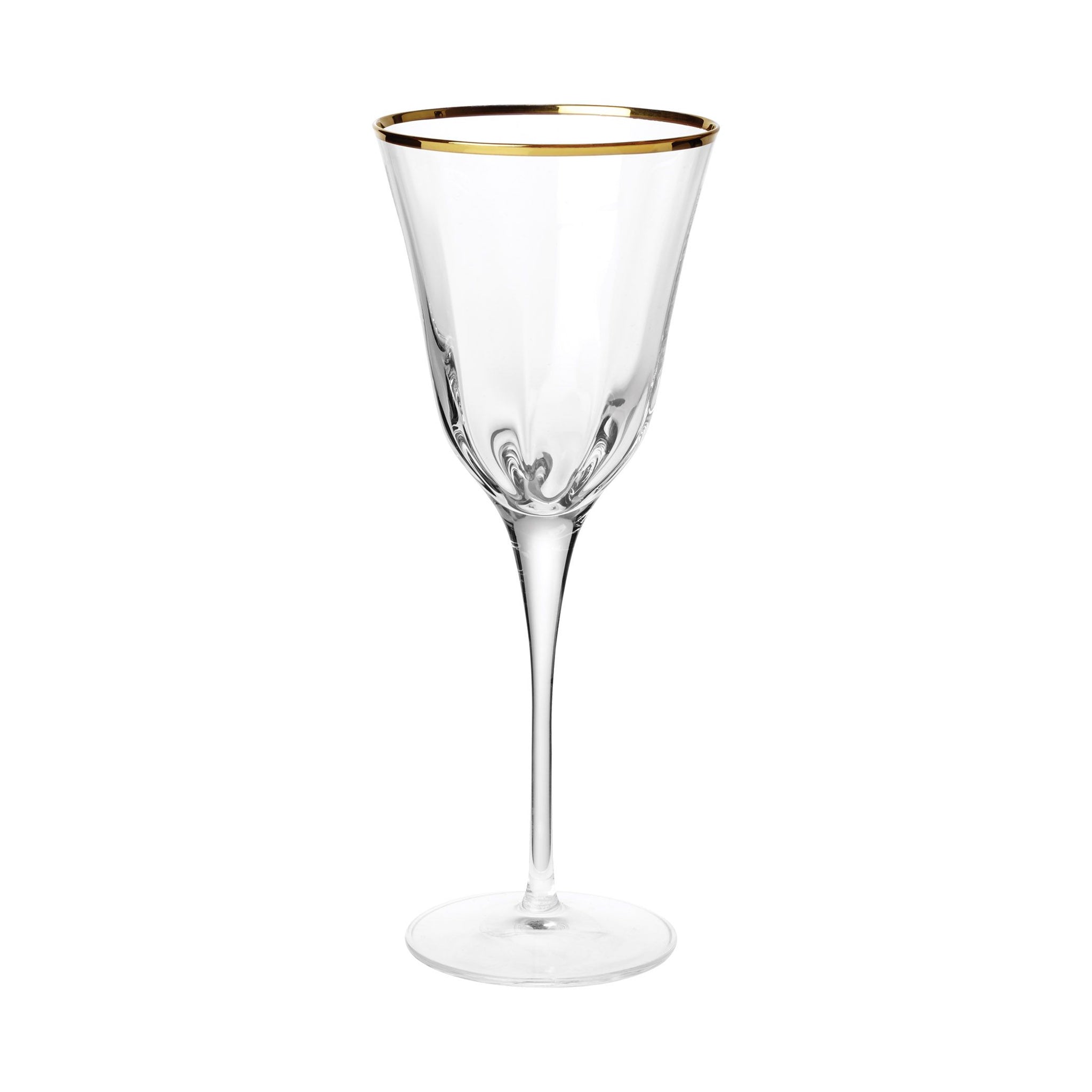 Optical Gold Wine Glass - Wilson Lee