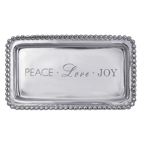 "Peace Love Joy" Small Tray - Wilson Lee