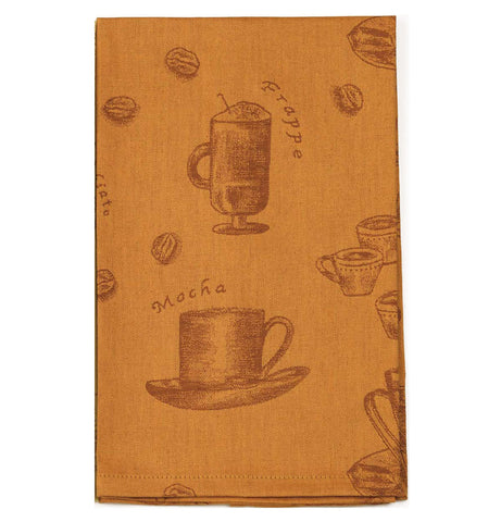 Café Organic Tea Towel in Sienna - Wilson Lee