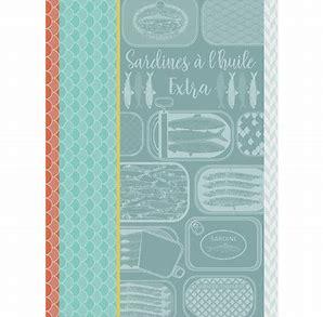 Sardine Altitude Turquoise Kitchen Towel - Wilson Lee